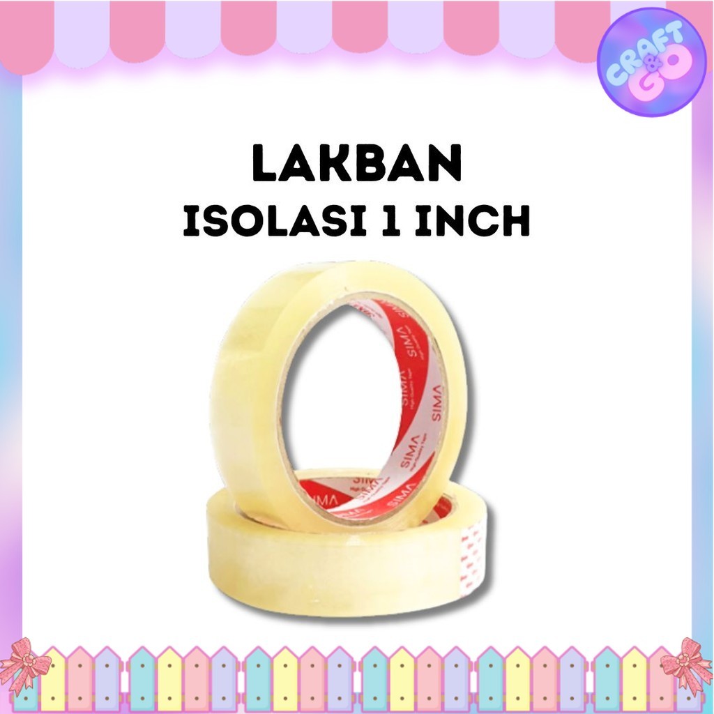 

Lakban Isolasi 1" / Selotip
