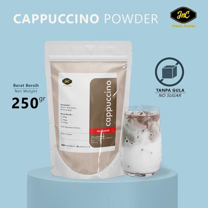

Terjangkau~[PROMO] JnC Cappuccino Powder 250gr Tanpa Gula