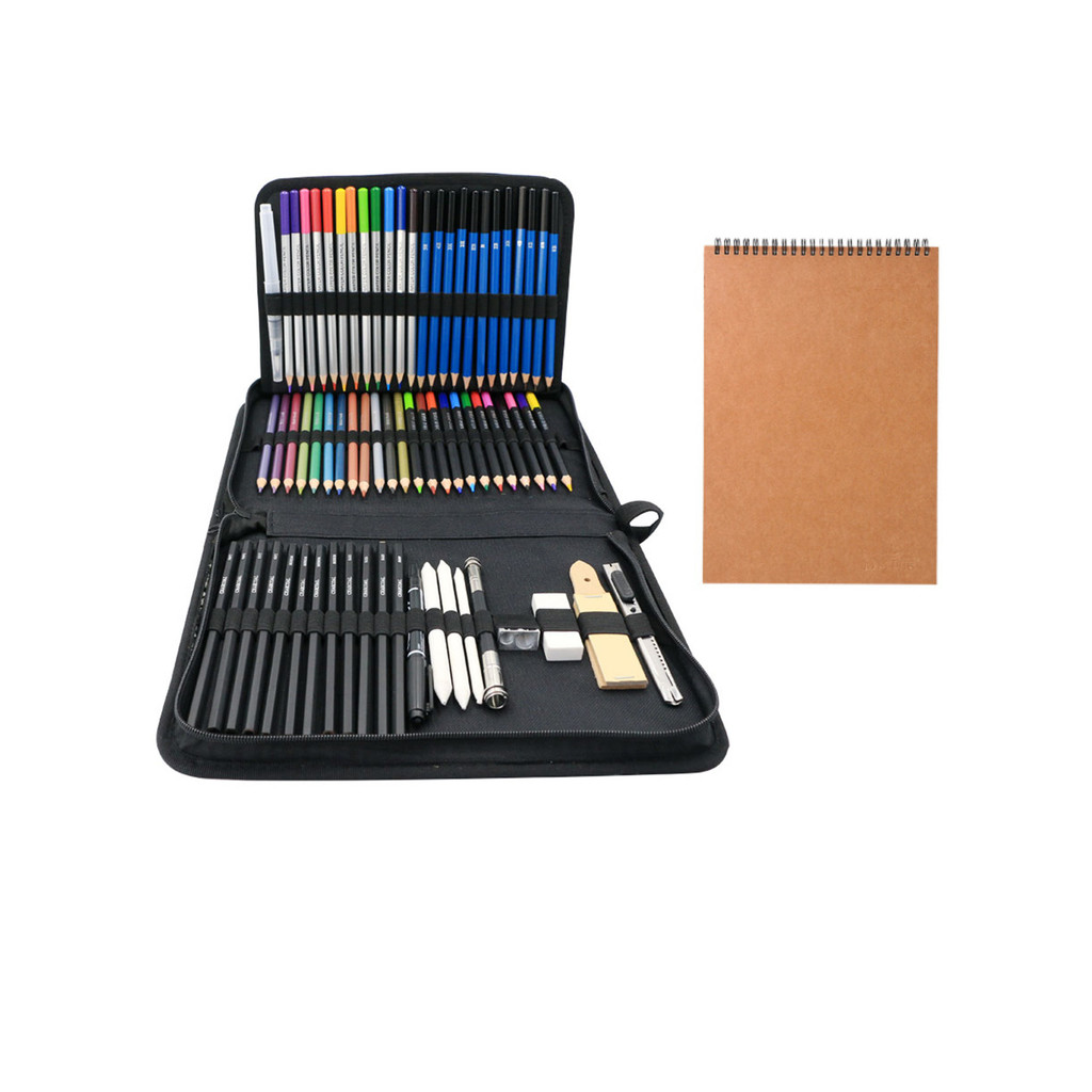 

Bview Art Professional 71 Pieces Art Set Sketch Drawing Pencil Kit Pencil Sketching Charcoal Pencil Tools Set For Artist