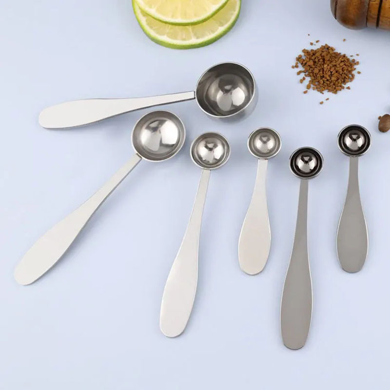 

Apligod Sendok Takar Kopi Stainless Steel Coffee Measuring Spoon