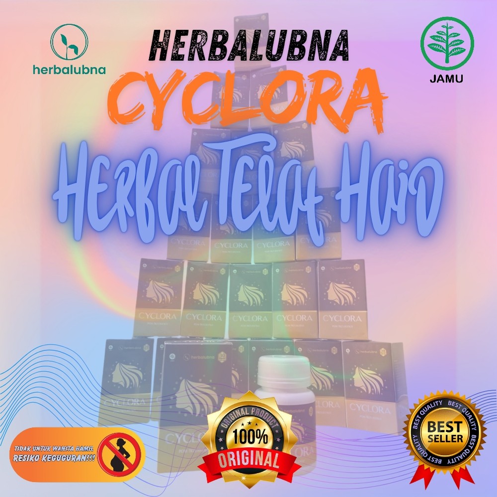 Herbalubna Cyclora Kapsul Manjakani - Pelancar Haed - Keputihan - Pereda Nyeri