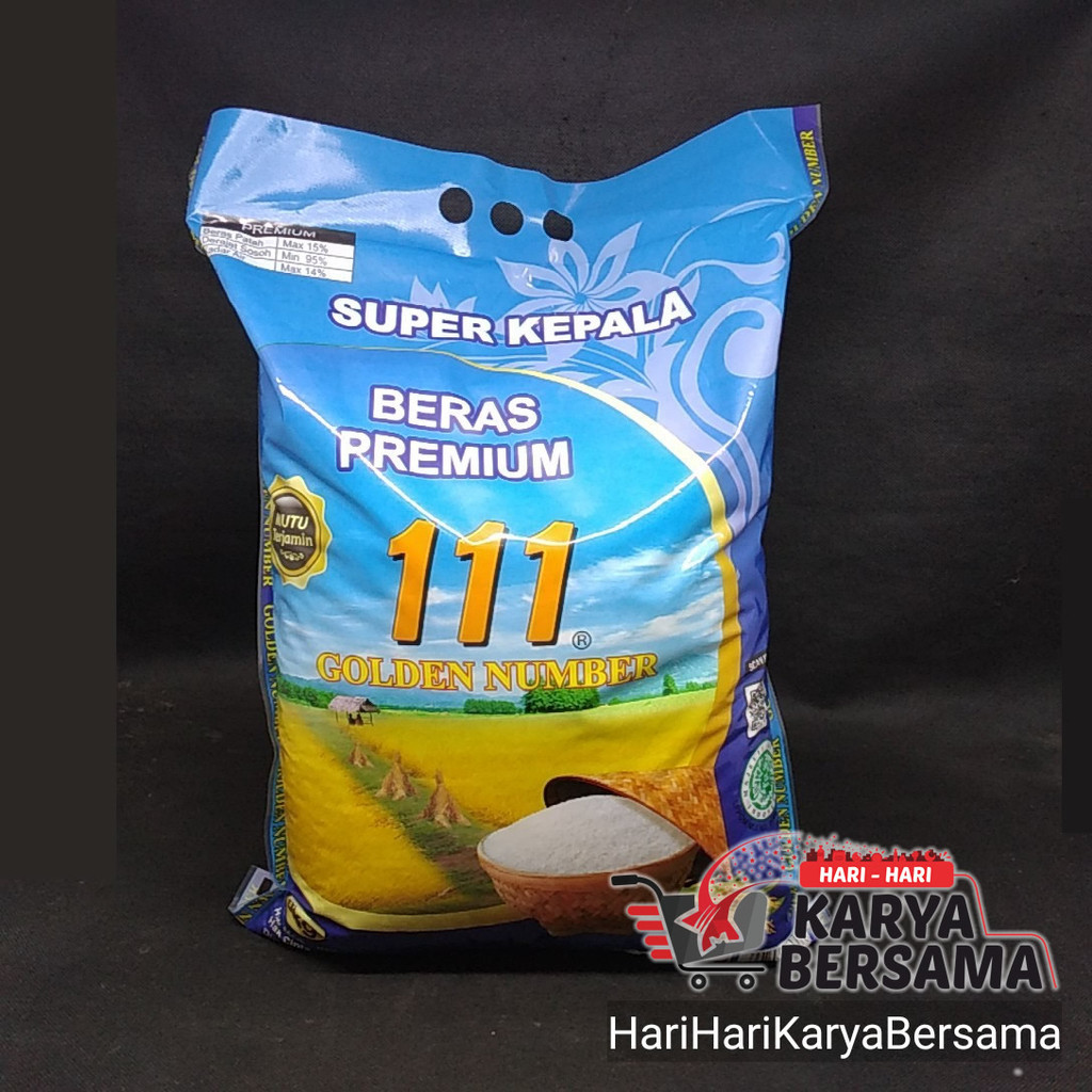 

BERAS PREMIUM GOLDEN NUMBER 111 5KG