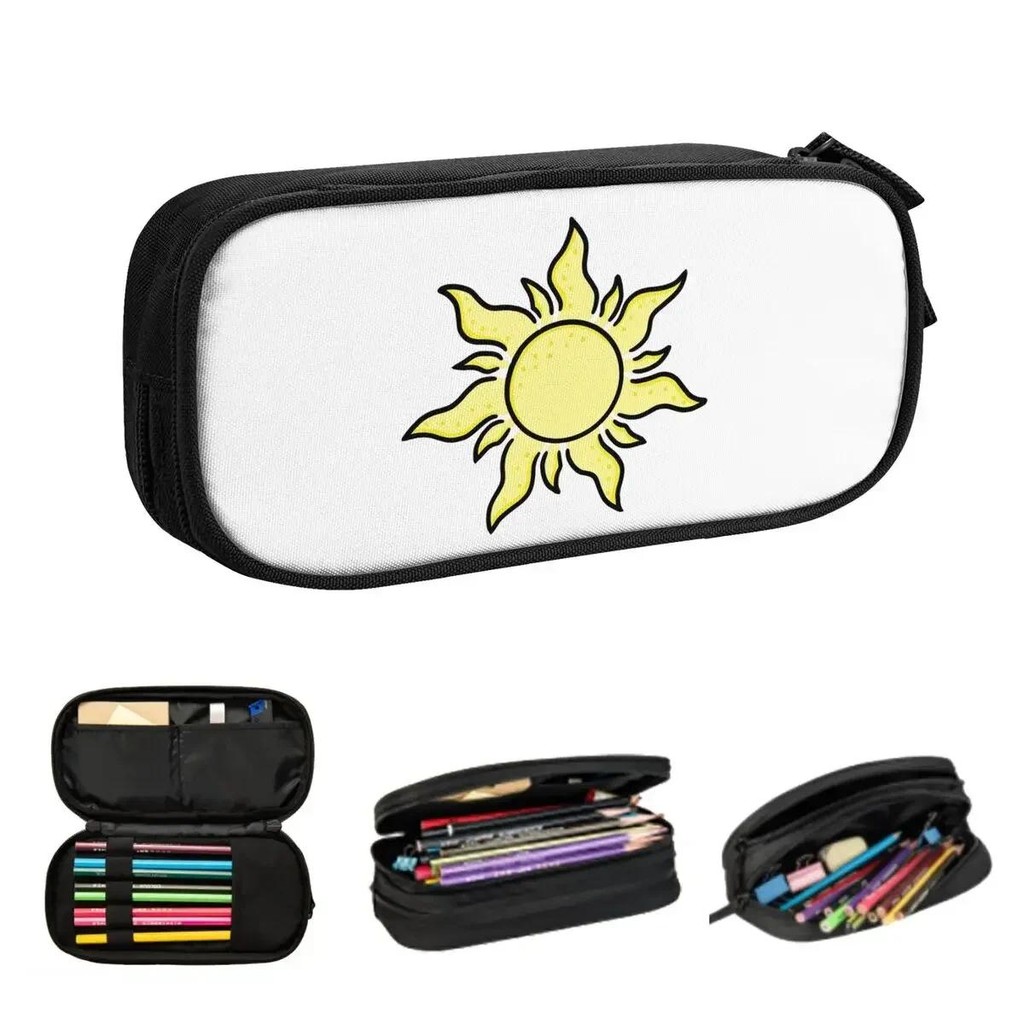 

Rapunzel Sun, TangledTangled Pencil Cases Large Storage Pen Bags Pen Box Pencil Pouch For Boys Girls Students Stationery School