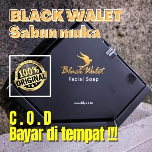 RizkyGalang08 - Sabun Black Walet/black walet 1pkt isi 3sabun original,penghilang jerawat,pemutih ku