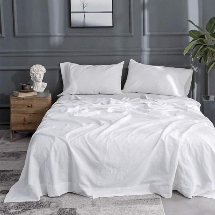 FITTED SHEET & PILLOW CASE SET / 300TC COTTON / SPREI LEMBARAN KATUN