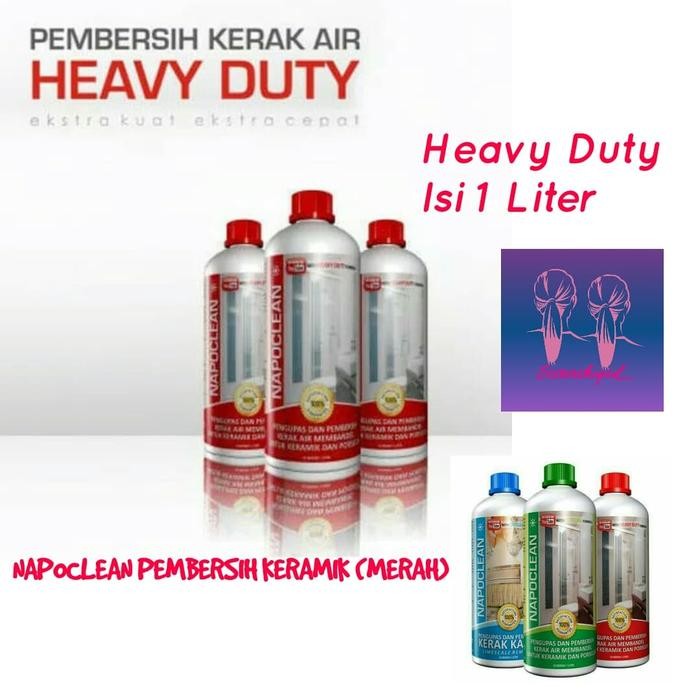 NAPOCLEAN MERAH (HEAVY DUTY) 1 LITER - Biru