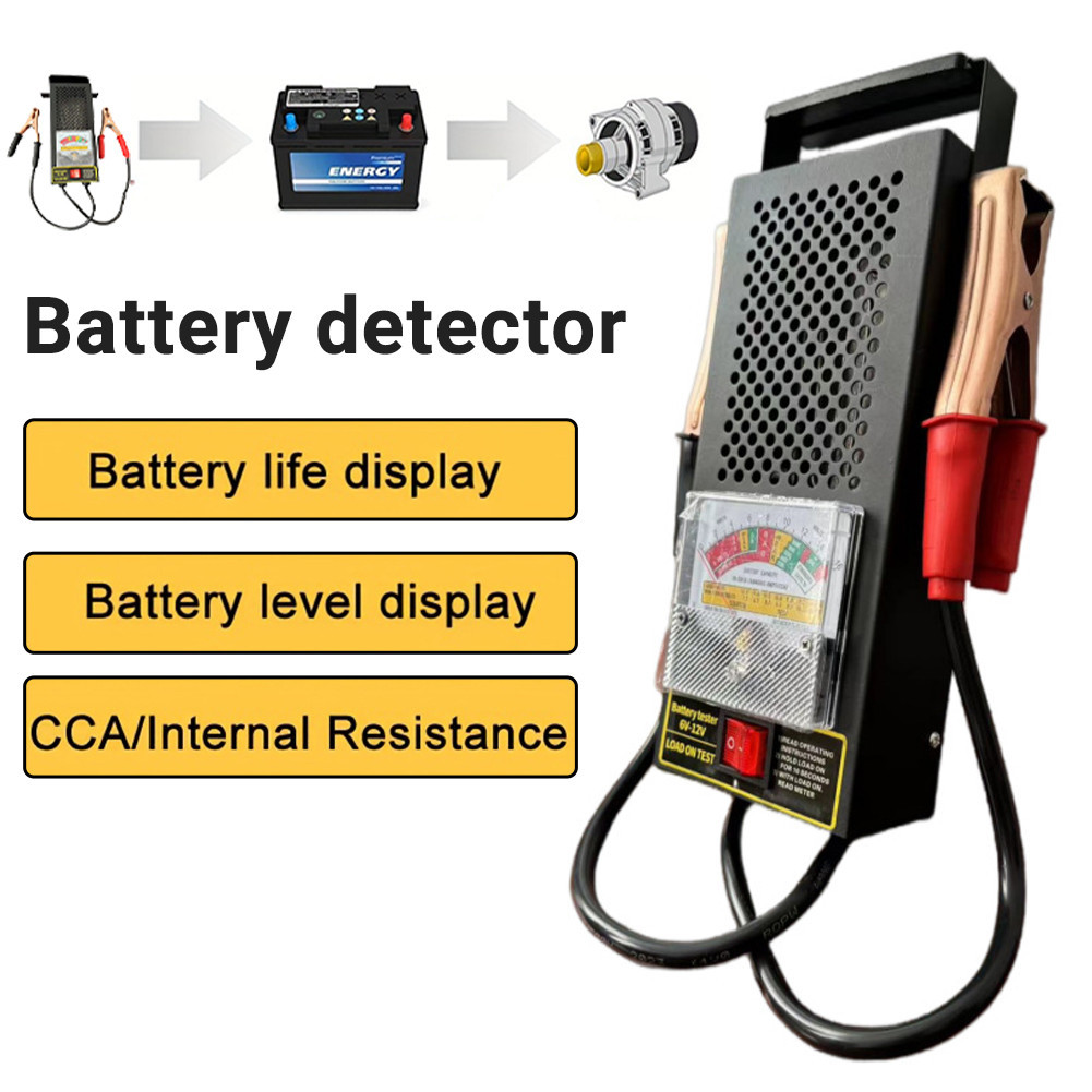 Battery Tester Aki Digital Battery Mobil Motor Load Tester Alat Tester Tegangan Aki