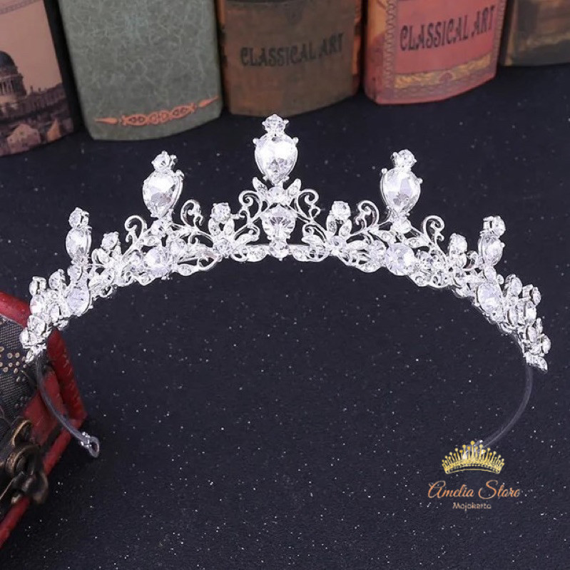 Mahkota Polita Tiara Pengantin Mahkota Hijab dan no Hijab