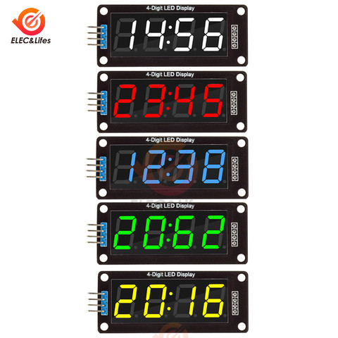 Module Seven Segment 4-Digit 0.56" TM1637 LED 7-Segment Display