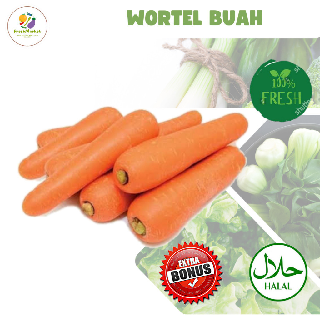 

Wortel Buah Import Segar 1 Kg Sayurinstant