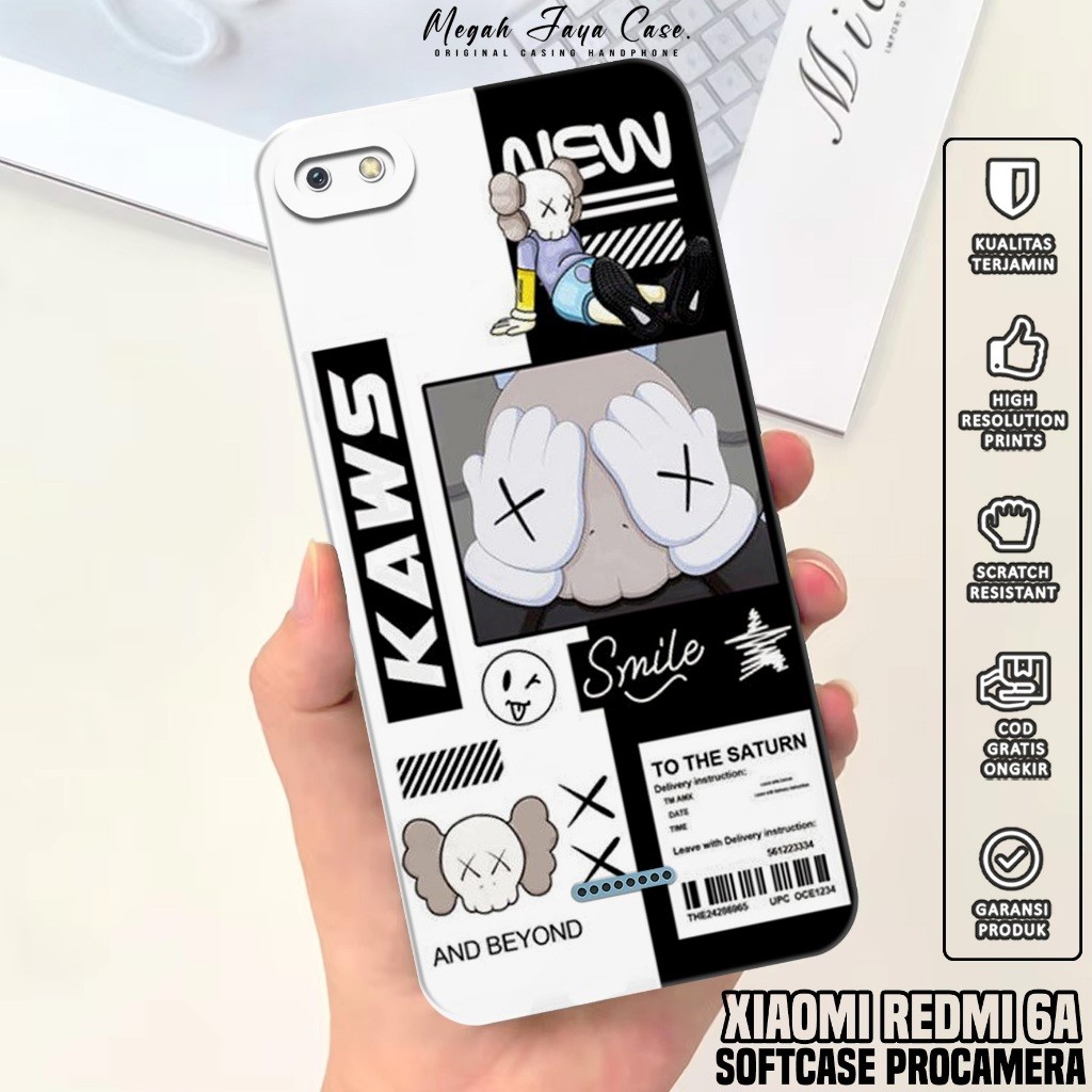 Case Hp Xiaomi Redmi 6A - Softcase Xiaomi Xiaomi Redmi 6A Motif AES - Casing Hp Xiaomi Redmi 6A - Si