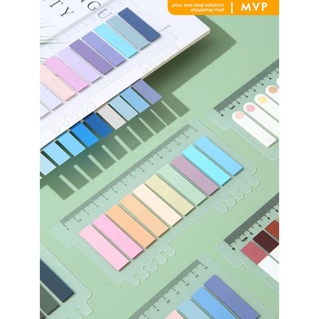 

MVP Sticky Notes Penanda Halaman 200 Lembar Sticky Note Warna Pembatas Buku
