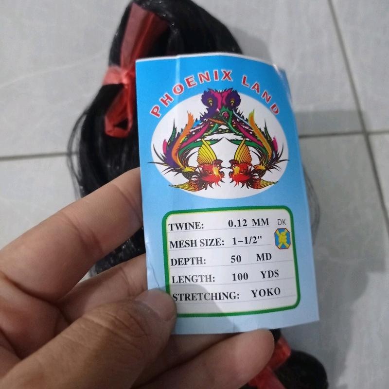 Jaring burung hitam lubang 2 jari jaring burung kutilang jaring burung kecil