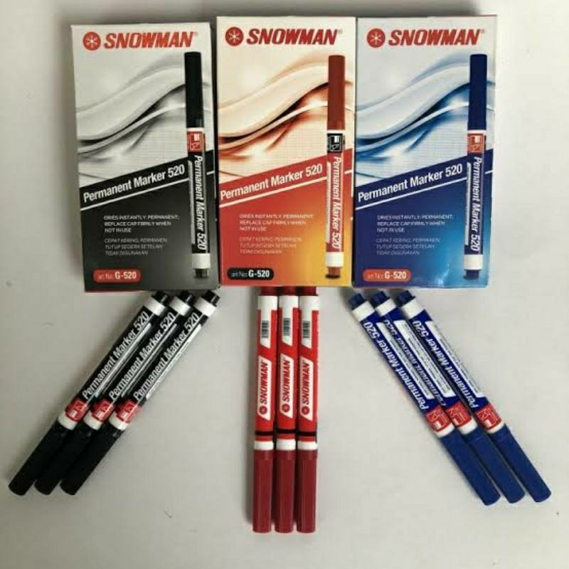 

KBA [1PCS] SPIDOL G-520 SNOWMAN / SPIDOL PERMANENT G520