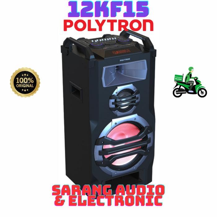 Speaker Aktif Polytron PTS 12KF15 PTS12KF15 Original Bluetooth Karaoke
