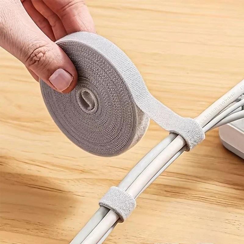 

3M Reusable Fastening Tape Cable Ties Data Wire Management Wire Tools Removable Multifunctional Self-adhesive Ties Storage Tools