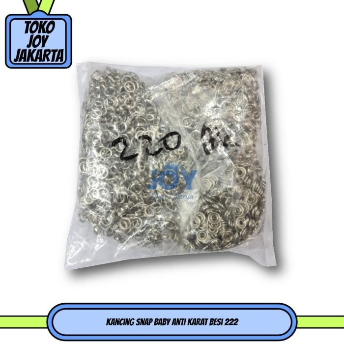 Kancing Snap Baby ANTI KARAT Besi 222 / Cetet Besi