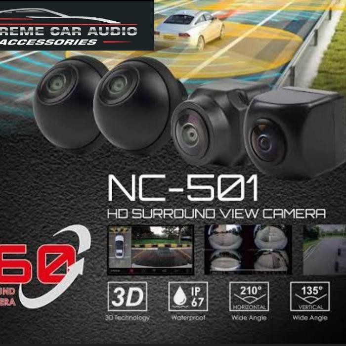 Kamera Nakamichi 360 NC 501 Khusus Headunit Android Support 360
