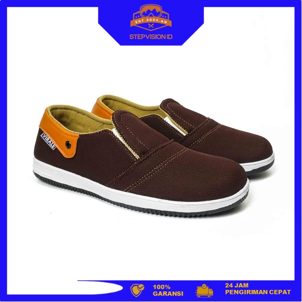 Sepatu Casual Pria Virale - Sepatu Fashion - Sepatu CS 001 Ck [StepVision ID]