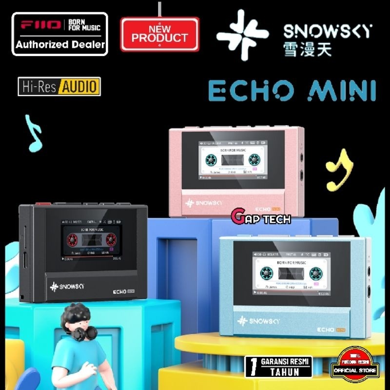 Fiio SnowSky Echo Mini Portable Hi-Res Lossless Pure Music Player / Digital Audio Player / DAP Origi