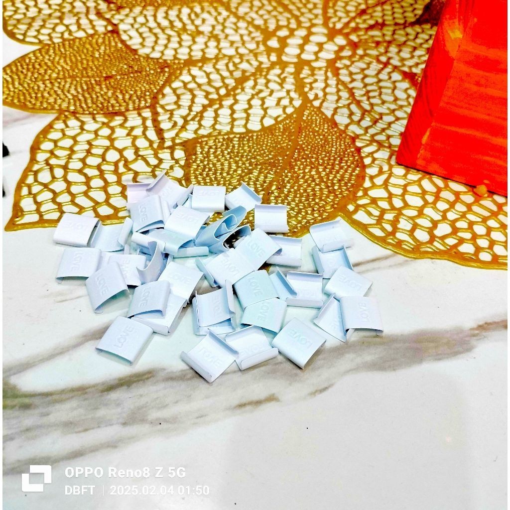 Metal Klip Penyambung Edging U 12mm - Inframeblock Hiasan Dinding Dekorasi Edging U PVC