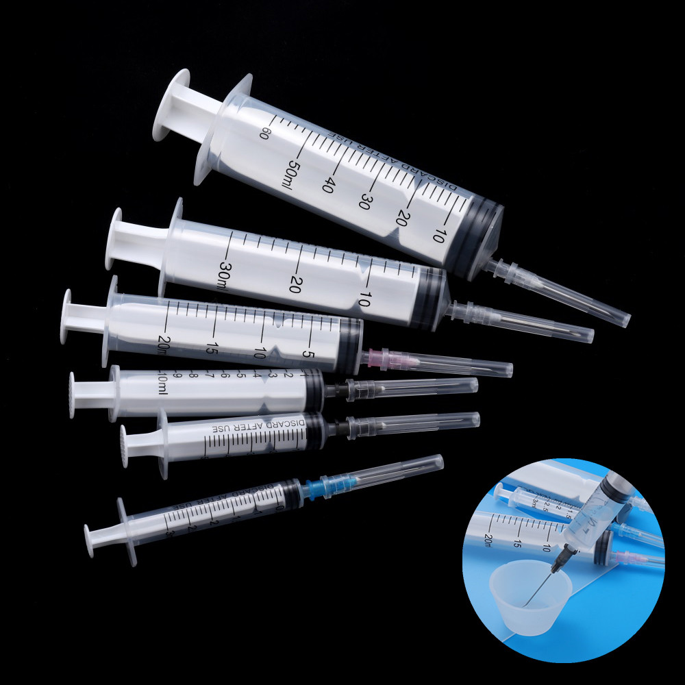 

1Pcs 3-60ml Syringe Epoxy Resin Shaker with Dispense Needles for DIY Jewelry Resin Mold Charms Liquid Injection Pipette Tools