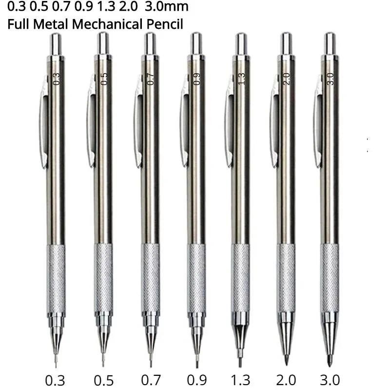 

Mechanical Pencil Set 0.3 0.5 0.7 0.9 1.3 2.0mm Full Metal Art Drawing Painting Automatic Pencil Office School Supply Stationery