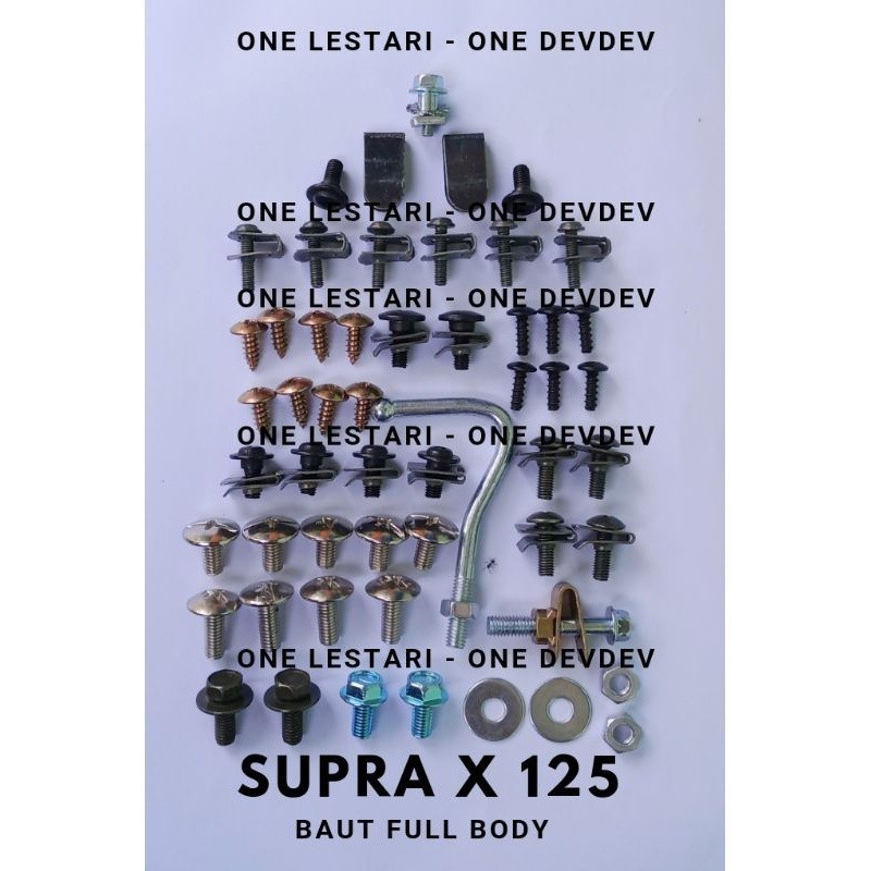 baut full body SUPRA X 125 2005 sampai 2012
