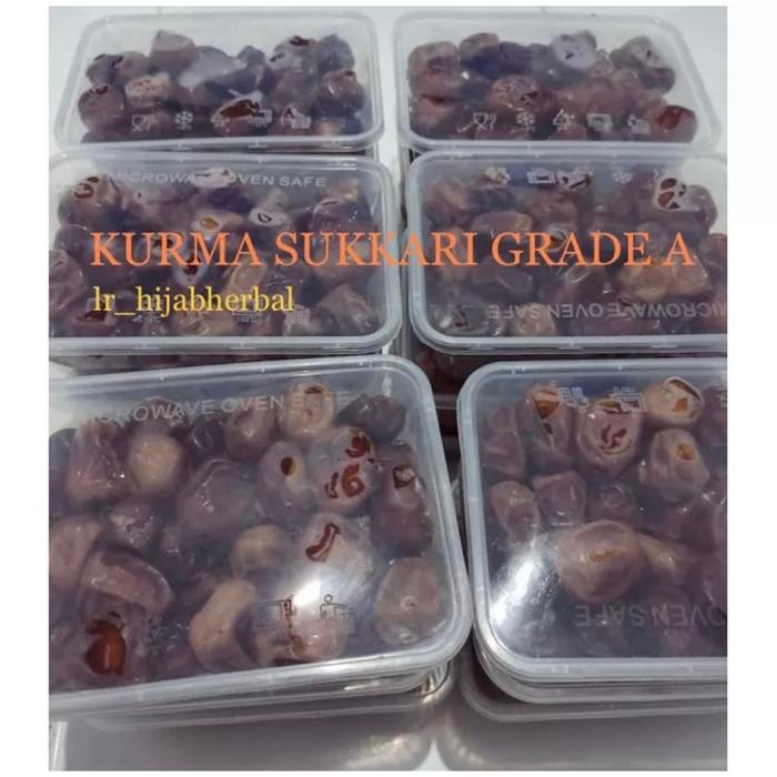 

ECER KURMA SUKKARI GRADE A KEMASAN THINWALL KOTAK - 500gram