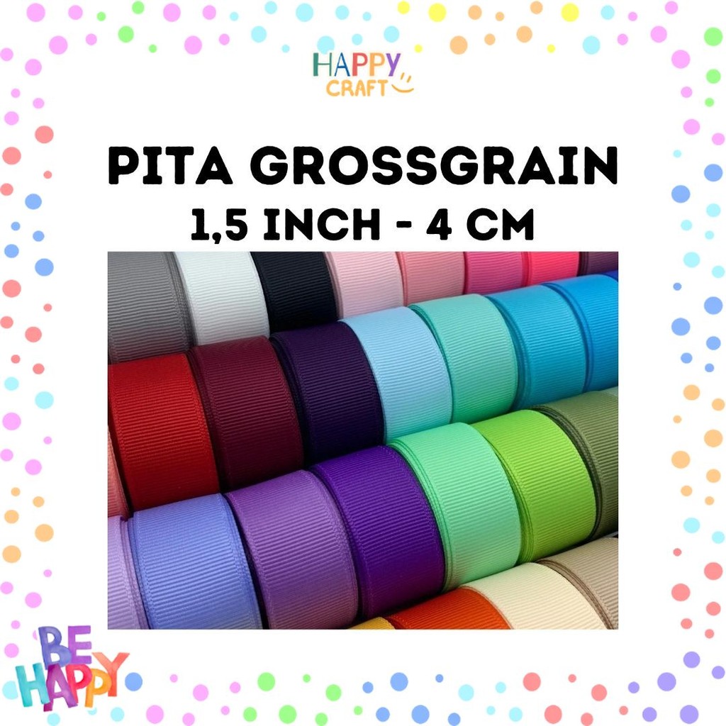 

pita grossgrain 1,5 inch / 4cm per roll 20 yard / 18,5 m grosgrain