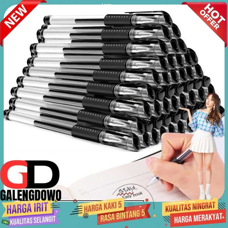 

KISSBUTY Pulpen Gel 0.5mm Isi Ulang dengan Tinta Refill 20 PCS - KB13CM