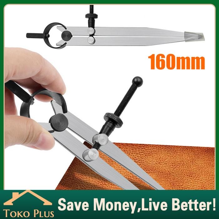 

Jangka Kompas Penanda Adjustable Lock Sistem Lingkaran Scribe Diy - L