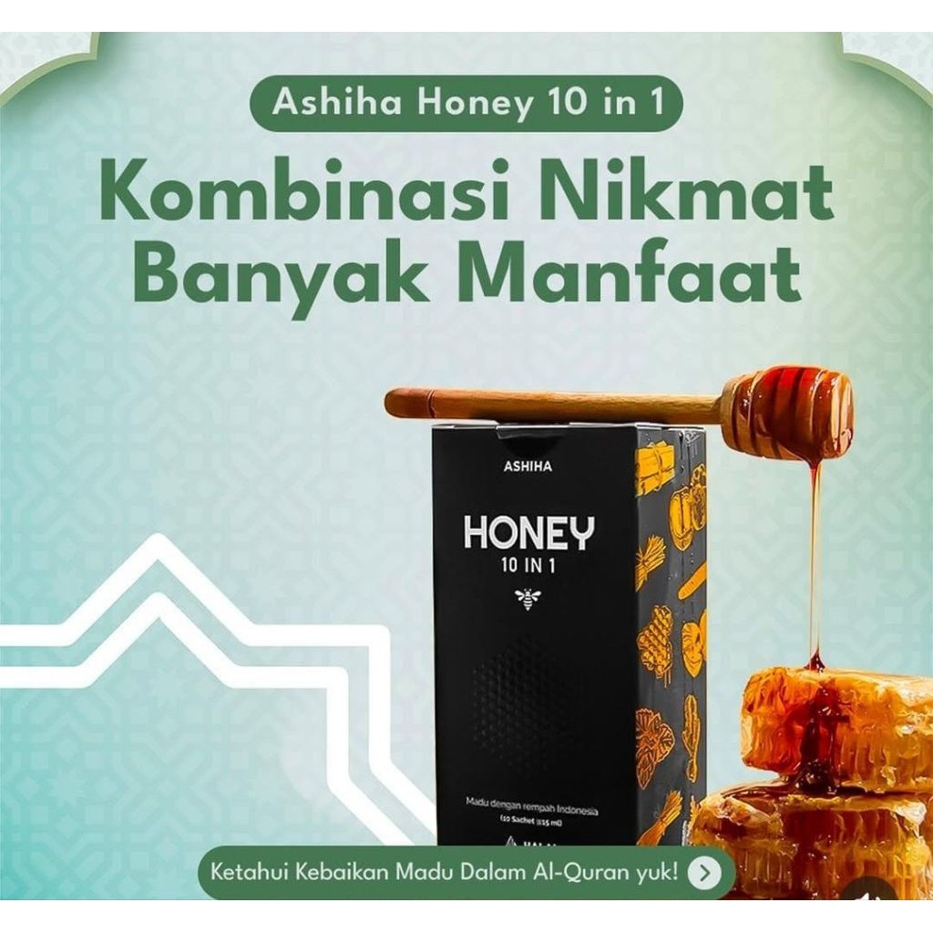 

Ashiha honey (1 box = 10 sachet)