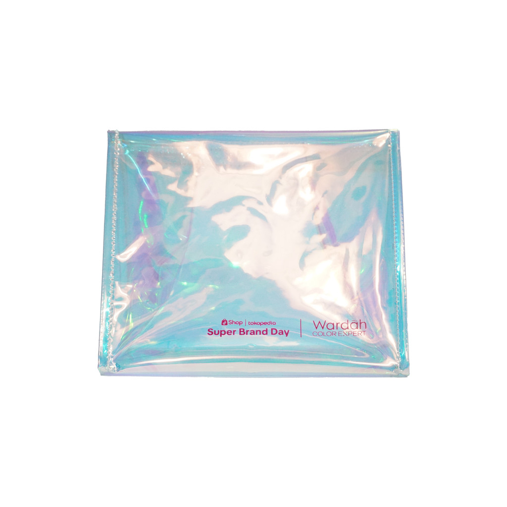 [Gift Not For Sale] Wardah Pouch PVC Hologram SBD