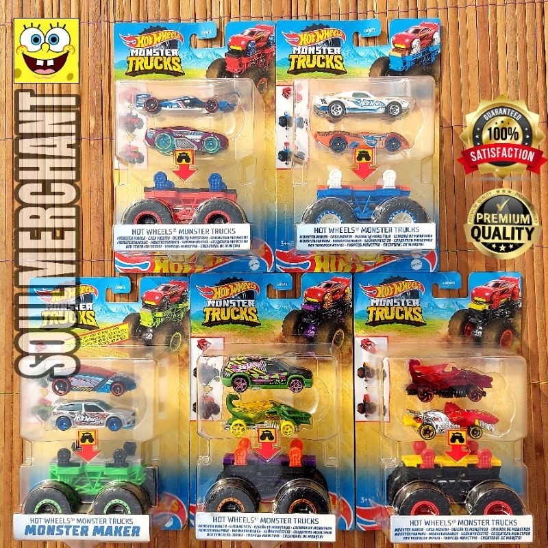 HOTWHEELS MONSTER TRUCK MAKER FANDANGO DRAGON BLASTER SHARKRUISER RALLY INDY HORSEPLAY