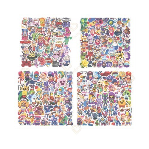 

10/30/50PCS Game Anime Printed Stickers Luggage Laptop Waterproof Without Leaving Stickers Kid's Christmas Gifts