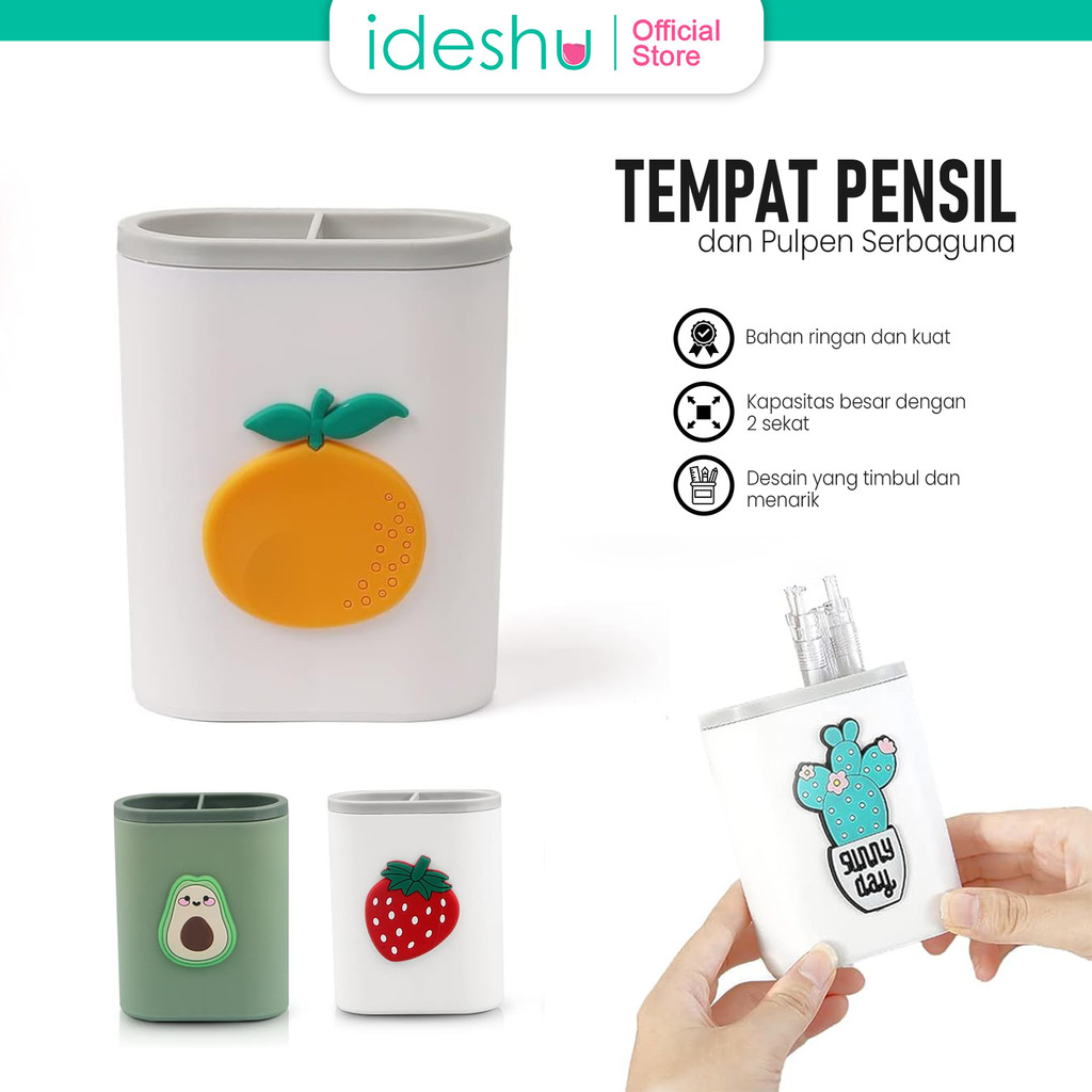 

Tempat Pensil Dan Pulpen Serbaguna Desktop Multifungsi Pen Holder Gaya Korea 214