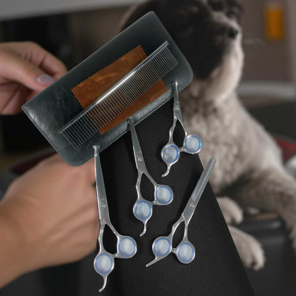 

Set Gunting Grooming Perawatan Bulu Anjing 7in1 - INU73