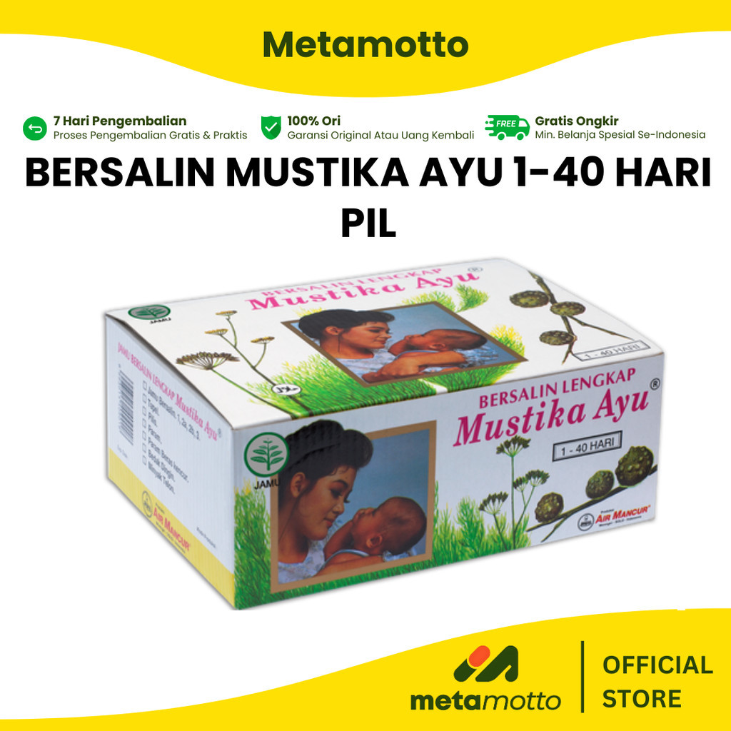 

BERSALIN MUSTIKA AYU 1-40 HARI PIL - Metamotto Marelan
