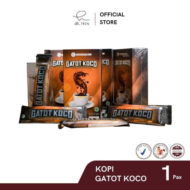 

PRODUK TERBARU DR HEN - Kopi Gatot Koco by dr. richard lee