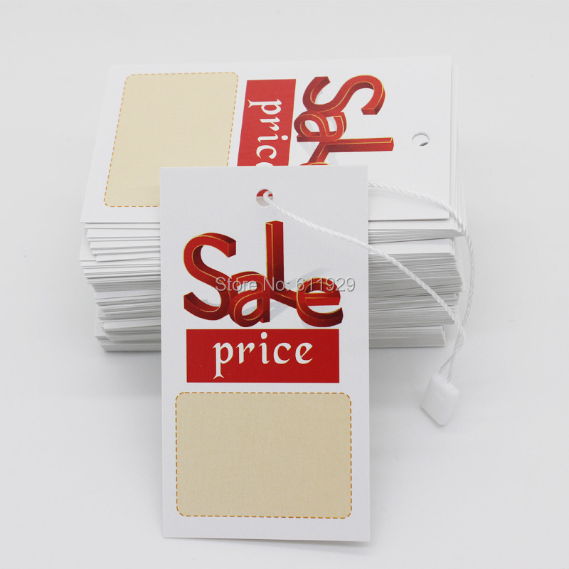 

free shipping sale price tag/blank paper tag/clothing hang tag/custom garment printed tag/clothing label/gift label 200 pcs