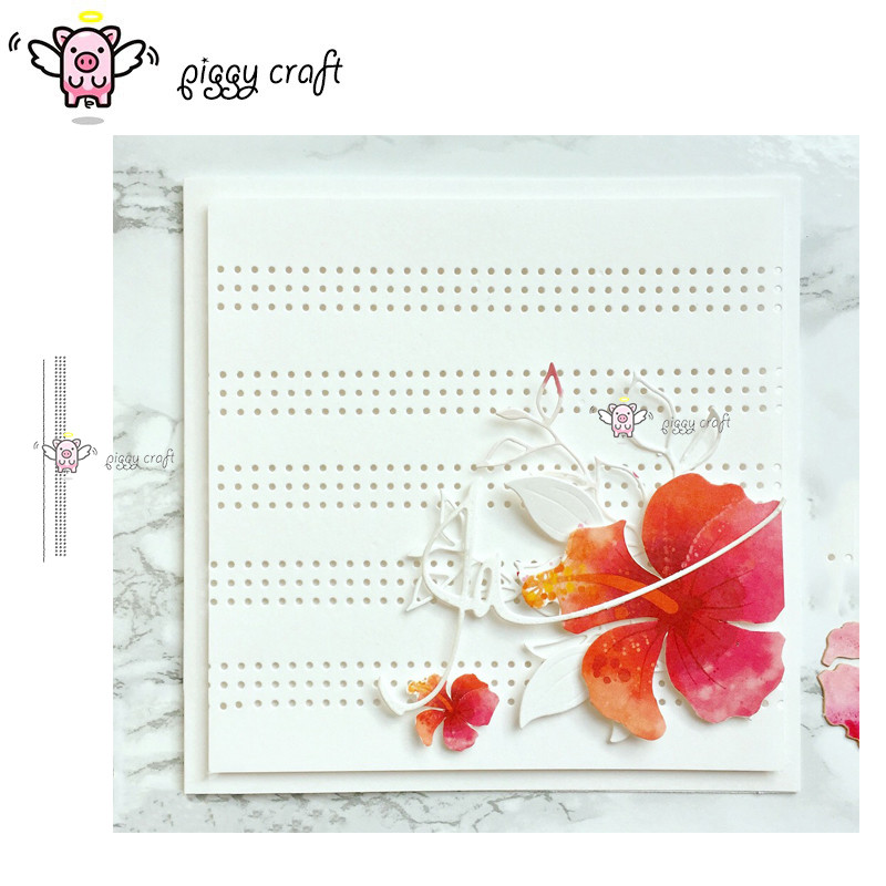 

Piggy Craft metal cutting dies cut die mold Circle strip decoration Scrapbook paper craft knife mould blade punch stencils dies