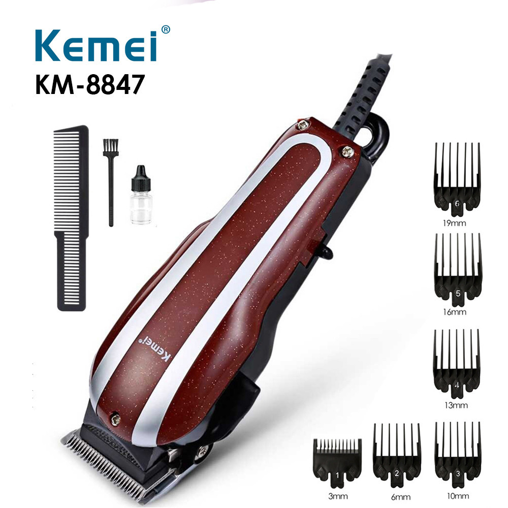 Kemei KM-8847 Hair Clipper Alat Cukur Potong Rambut Elektrik KM 8847 KM8847