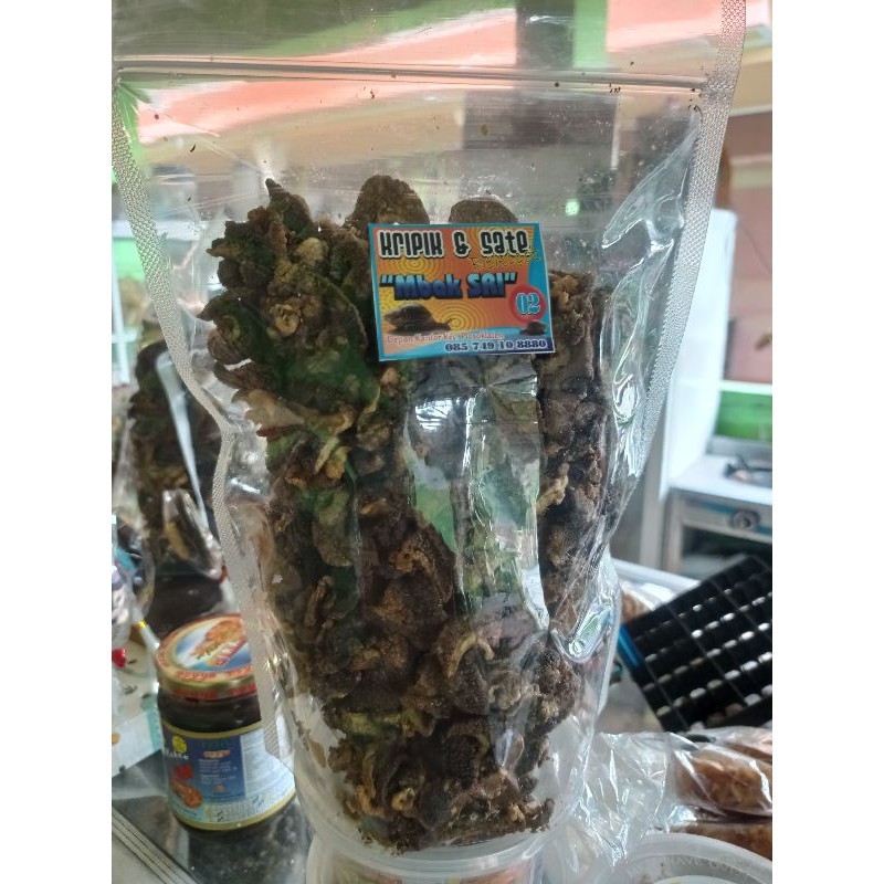 

Unik & Langka Keripik Bekicot 02 "mbak sri" Asli kediri [ Kemasan besar] Jangan ragu coba! Sudah banyak yang repeat order!