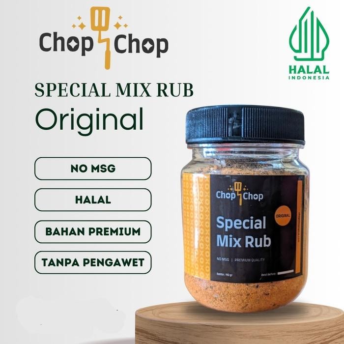 

[Best Seller]Promo Chop-chop Rub Spesial Mix Bumbu Marinasi Rendah Kalori (Untuk diet) - Original