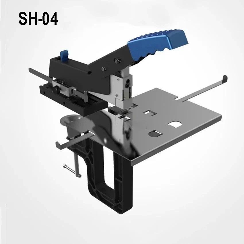 

1PC SH-04 Office Hand Operate Manual Stapler Flat/Saddle Stapler Machine Stitcher Staples Binder Menu Paper Book Binding Machine