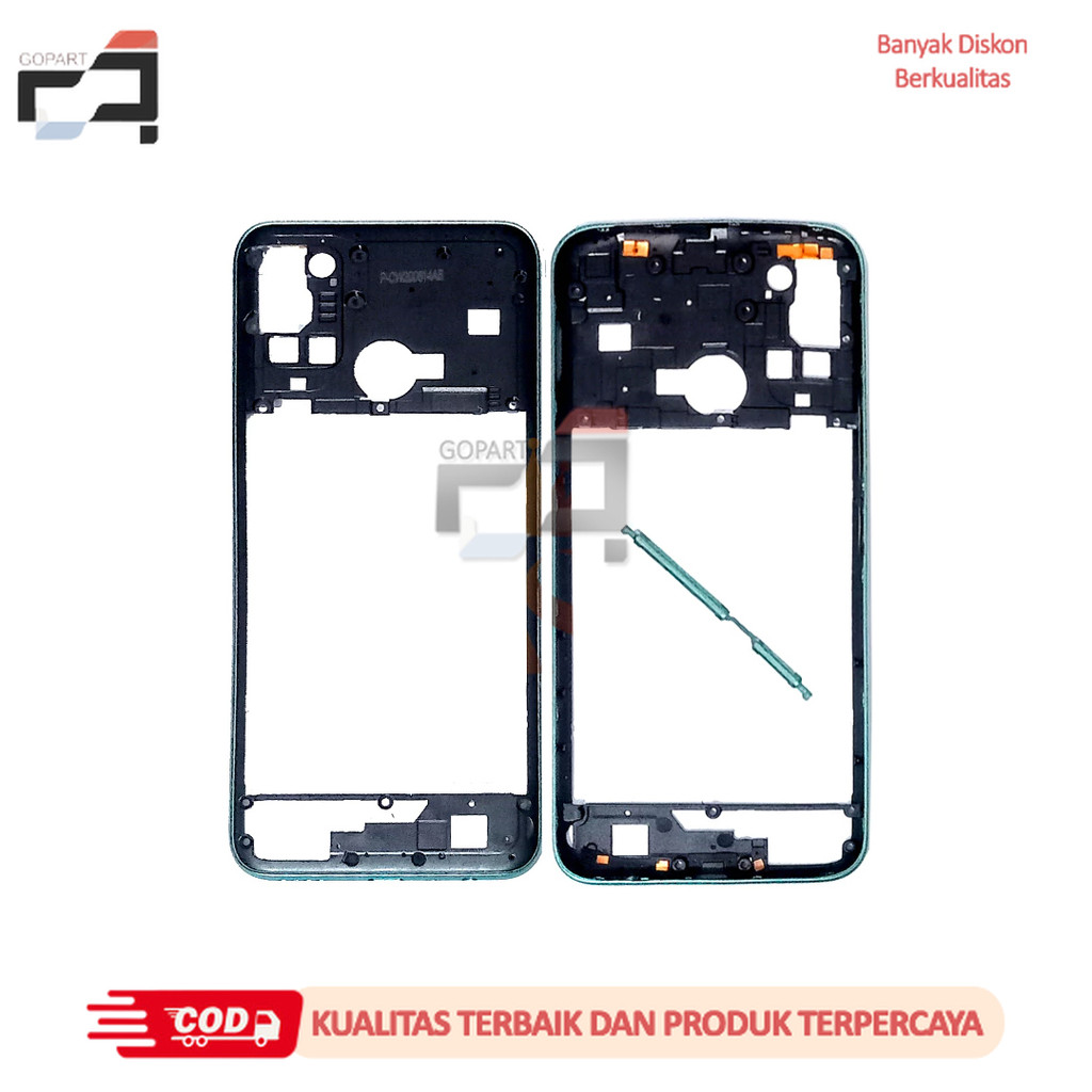 TULANG TENGAH / BEZEL / BEZZEL / RANGKA CASING REALME C17 / BAZEL REALME 7I