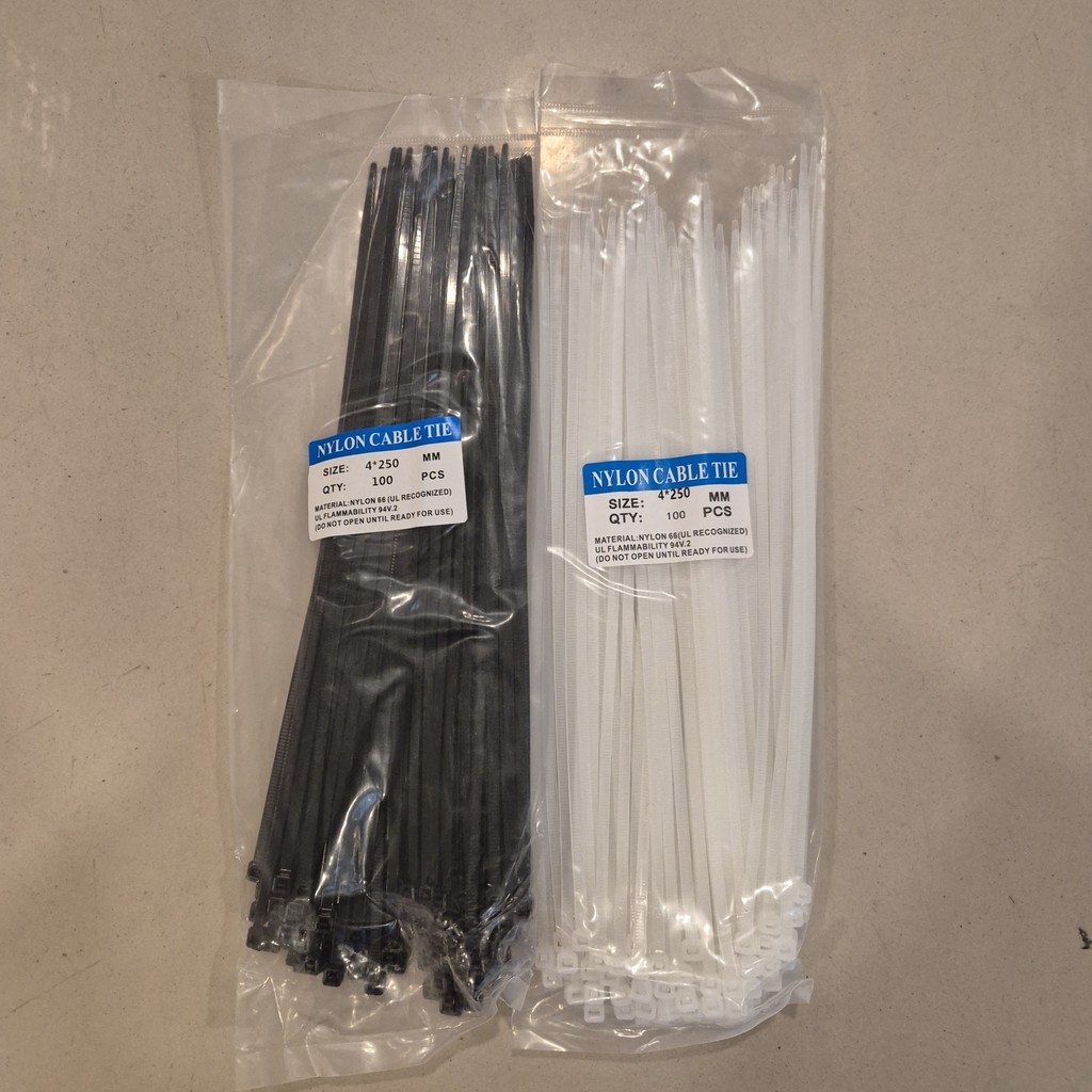 

JUTAFAS Kabel Ties / Insulock / Insulok / Cable Ties 4 x 250mm 25cm 100pcs