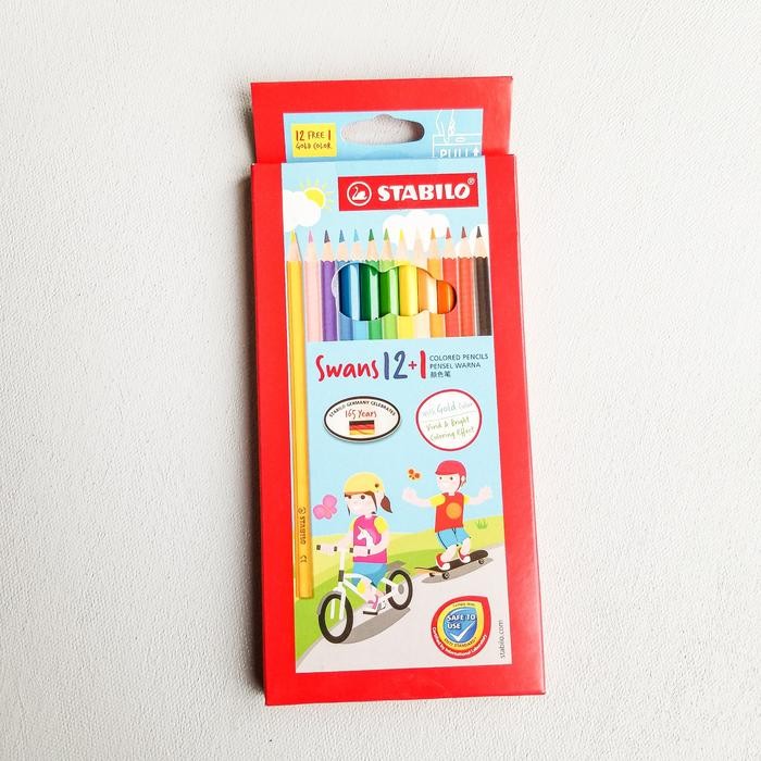 

Pensil Warna Stabilo Swans 12/24/36/48 | Color Pencils - 12c Besar