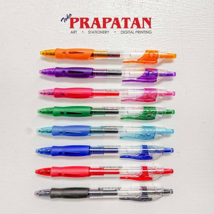 

M&G Retractable Gel Pen Comfort Rubber Grip | Pulpen Pena - BLACK 25